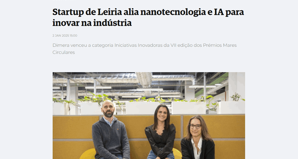 Startup de Leiria alia nanotecnologia e IA para inovar na indústria